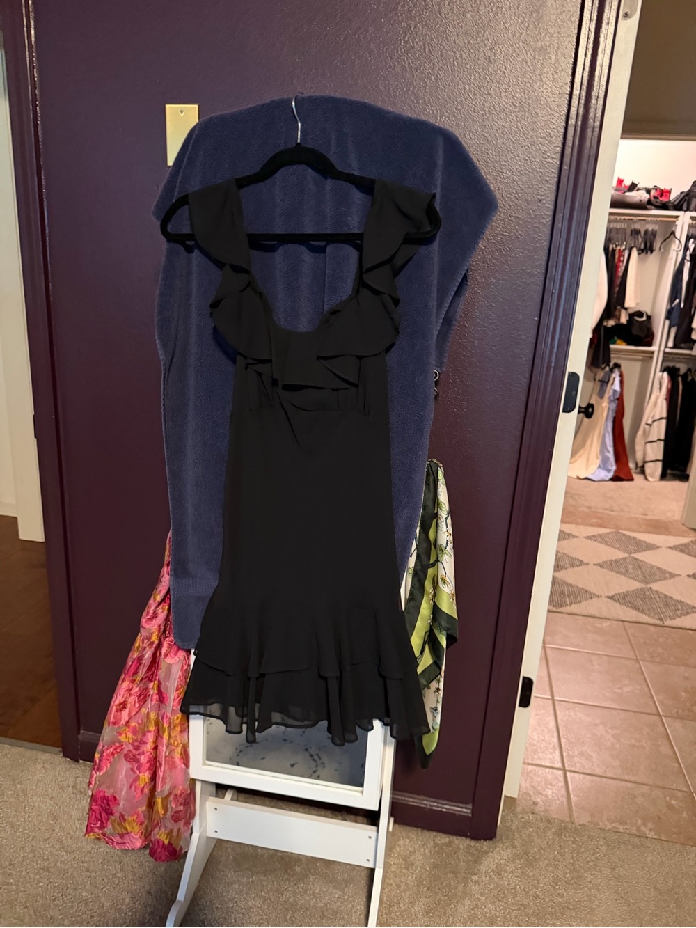 Black Ruffle Dress